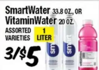 Western Beef SmartWater 33.8 OZ, OR VitaminWater 20 OZ offer