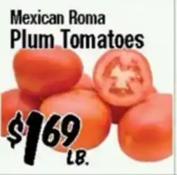 Western Beef Mexican Roma Plum Tomatoes offer