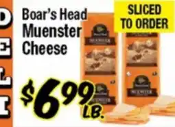 Western Beef Boar's Head Muenster Cheese offer