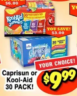 Western Beef Caprisun or Kool-Aid offer
