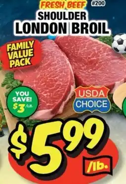 Western Beef SHOULDER LONDON BROIL offer