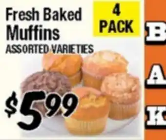 Western Beef Fresh Baked Muffins offer