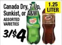 Western Beef Canada Dry, 7-Up, Sunkist, or A&W offer