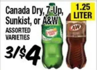 Western Beef Canada Dry, 7-Up, Sunkist, or A&W offer