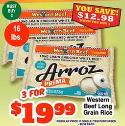 Western Beef Western Beef Long Grain Rice offer