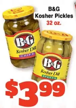 Western Beef B&G Kosher Pickles offer
