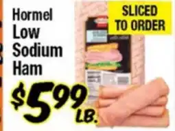Western Beef Hormel Low Sodium Ham offer