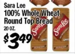 Western Beef Sara Lee 100% Whole Wheat Round Top Bread offer