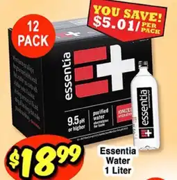 Western Beef Essentia Water offer