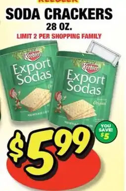 Western Beef KEEBLER SODA CRACKERS offer
