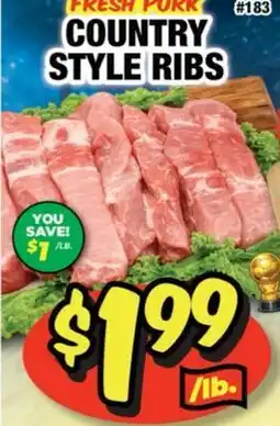 Western Beef COUNTRY STYLE RIBS offer