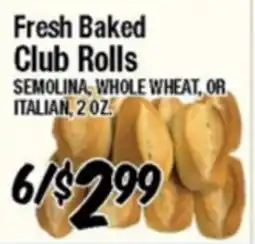Western Beef Fresh Baked Club Rolls offer