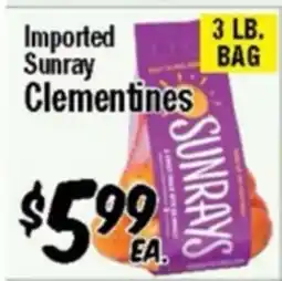 Western Beef Imported Sunray Clementines offer