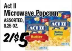 Western Beef Act II Microwave Popcorn offer