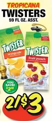 Western Beef TROPICANA TWISTERS offer