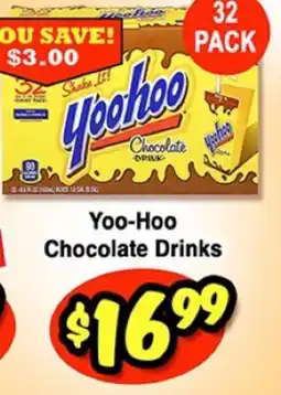 Western Beef Yoo-Hoo Chocolate Drinks offer