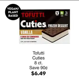 Bristol Farms Tofutti Cuties offer