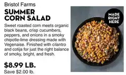 Bristol Farms Bristol Farms SUMMER CORN SALAD offer