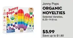 Bristol Farms Jonny Pops ORGANIC NOVELTIES offer
