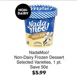 Bristol Farms NadaMoo! Non-Dairy Frozen Dessert offer