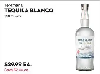 Bristol Farms Teremana TEQUILA BLANCO offer