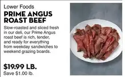 Bristol Farms PRIME ANGUS ROAST BEEF offer