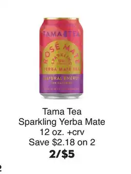 Bristol Farms Tama Tea Sparkling Yerba Mate offer