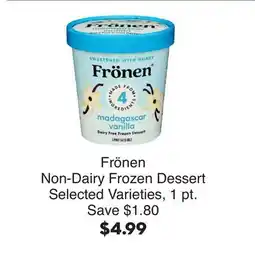 Bristol Farms Frönen Non-Dairy Frozen Dessert offer