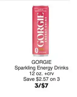 Bristol Farms GORGIE Sparkling Energy Drinks offer