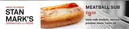 Standard Market STAN MARK'S SANDWICHES AND PIZZAS offer
