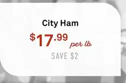 Standard Market City Ham offer