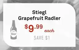Standard Market Stiegl Grapefruit Radler offer