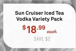 Standard Market Sun Cruiser Iced Tea Vodka Variety Pack offer