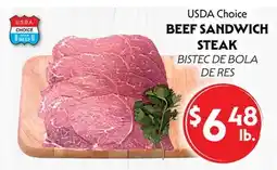 La Chiquita Food Market USDA Choice BEEF SANDWICH STEAK offer