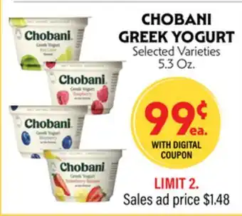 La Chiquita Food Market CHOBANI GREEK YOGURT offer