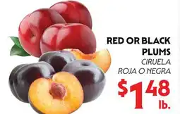 La Chiquita Food Market RED OR BLACK PLUMS offer