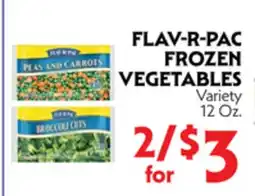 La Chiquita Food Market FLAV-R-PAC FROZEN VEGETABLES offer