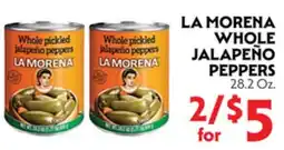 La Chiquita Food Market LA MORENA WHOLE JALAPEÑO PEPPERS offer