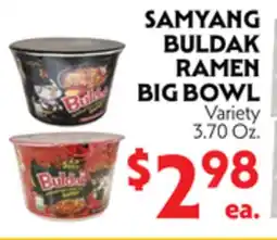 La Chiquita Food Market SAMYANG BULDAK RAMEN BIG BOWL offer