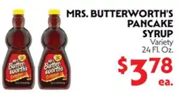 La Chiquita Food Market MRS. BUTTERWORTH'S PANCAKE SYRUP offer