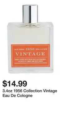 TJ Maxx 3.4oz 1956 Collection Vintage Eau De Cologne offer