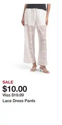 TJ Maxx Lace Dress Pants offer