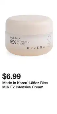 TJ Maxx Made In Korea 1.85oz Rice Milk Ex Intensive Cream offer