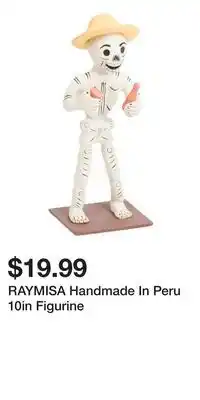 TJ Maxx RAYMISA Handmade In Peru 10in Figurine offer