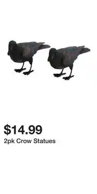 TJ Maxx 2pk Crow Statues offer