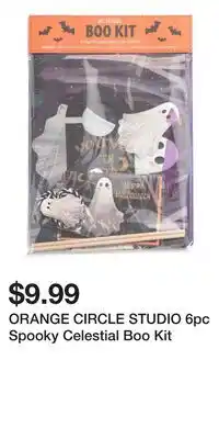 TJ Maxx ORANGE CIRCLE STUDIO 6pc Spooky Celestial Boo Kit offer