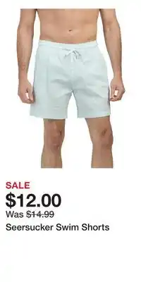 TJ Maxx Seersucker Swim Shorts offer