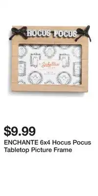 TJ Maxx ENCHANTE 6x4 Hocus Pocus Tabletop Picture Frame offer