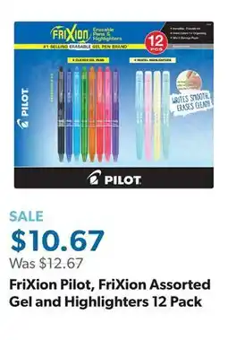 Sam's Club FriXion Pilot, FriXion Assorted Gel and Highlighters offer