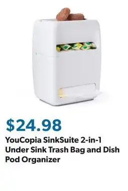 Sam's Club YouCopia SinkSuite 2-in-1 Under Sink Trash Bag and Dish Pod Organizer offer